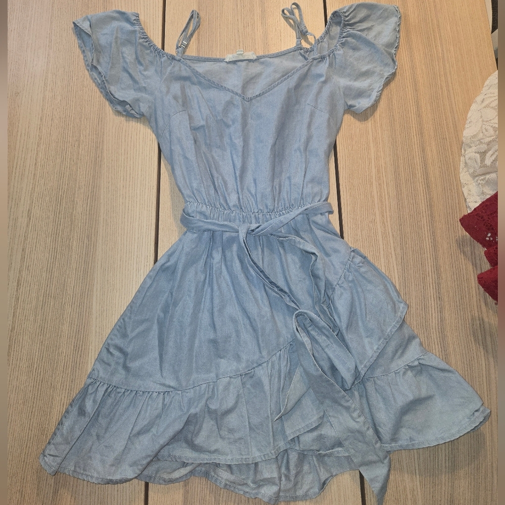 Love Tree Light Blue Kids Dress